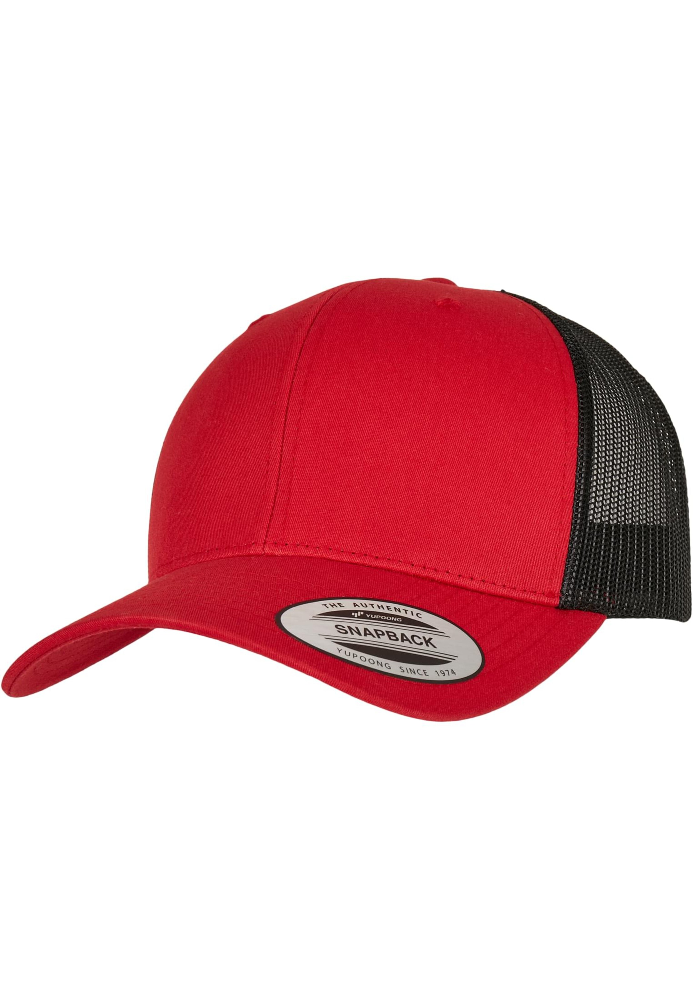 Flexfit Cap in Rot: Vorderseite