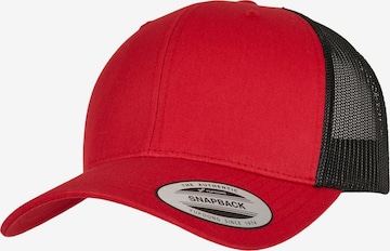 Flexfit Cap in Rot: Vorderseite