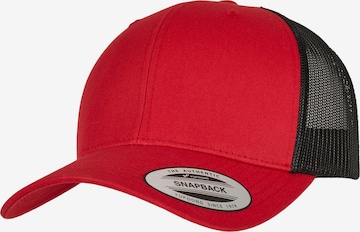 Cappello da baseball di Flexfit in rosso: frontale