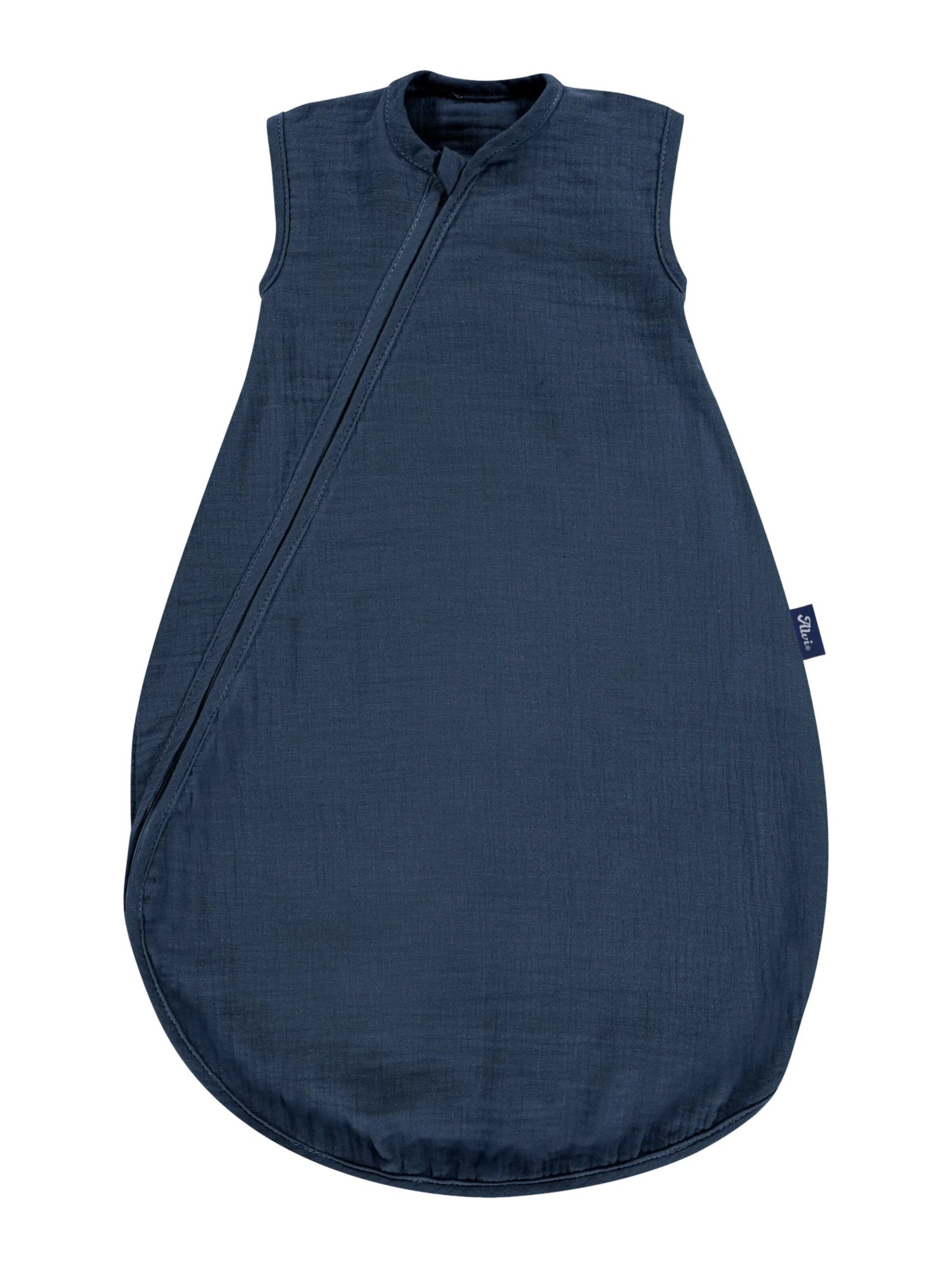 ALVI Sleeping Bag 'Schlafsack Sommertraum Mull' in Blue: front