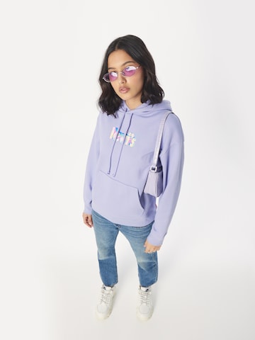 LEVI'S ®Sweater majica 'Graphic Standard Hoodie' - plava boja