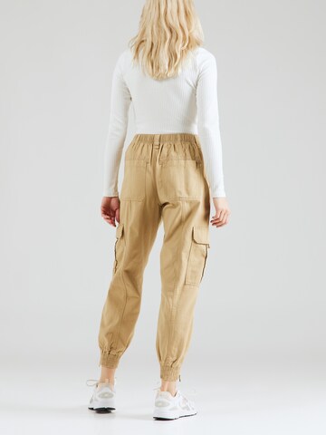 River Island Tapered Cargo Pants in Beige