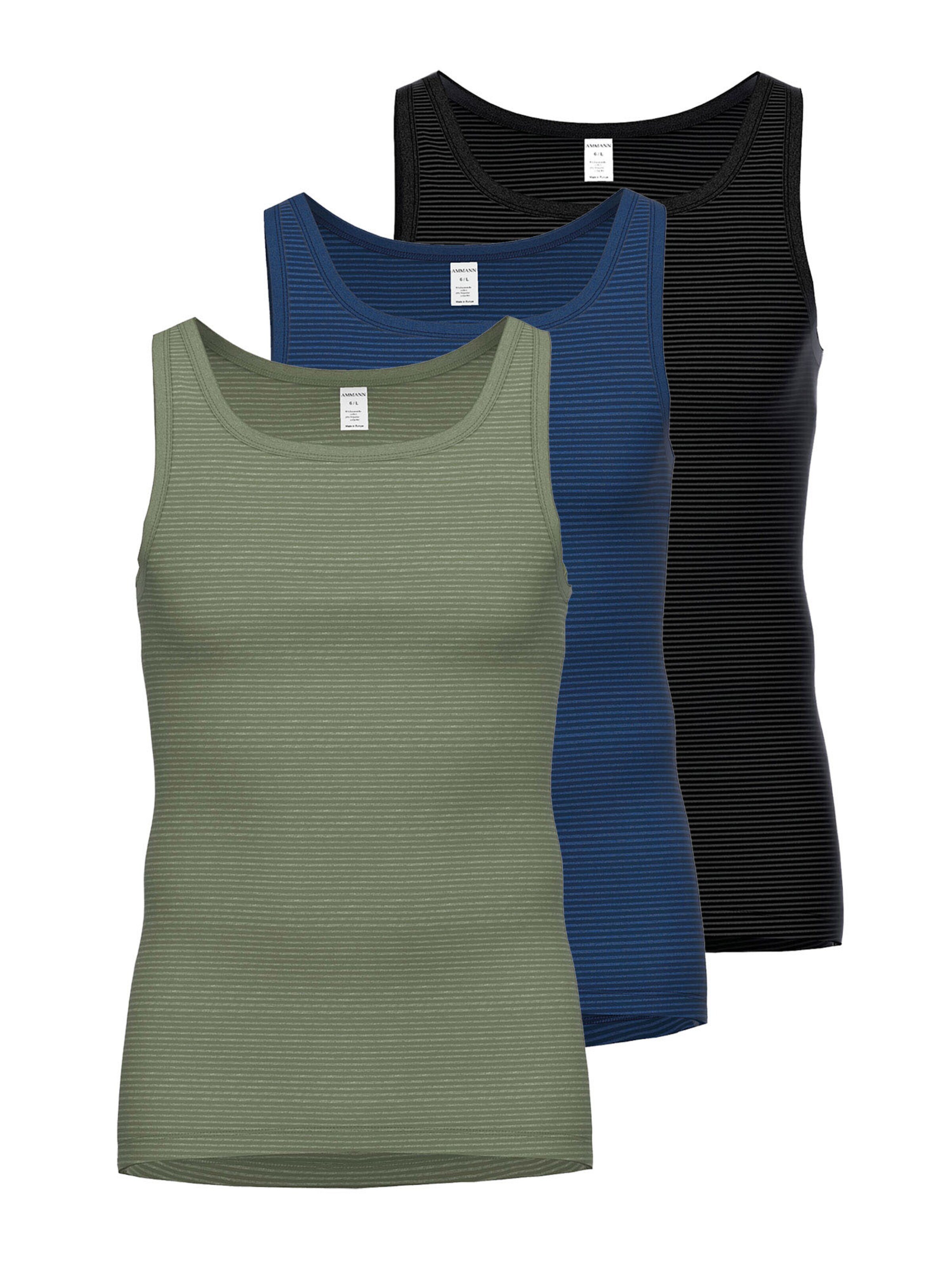 Ammann Undershirt 'Jeans Feinripp' in Mixed colors: front