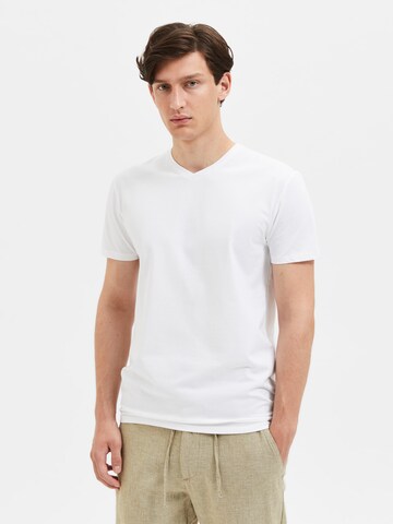 SELECTED HOMME Shirt in White: front