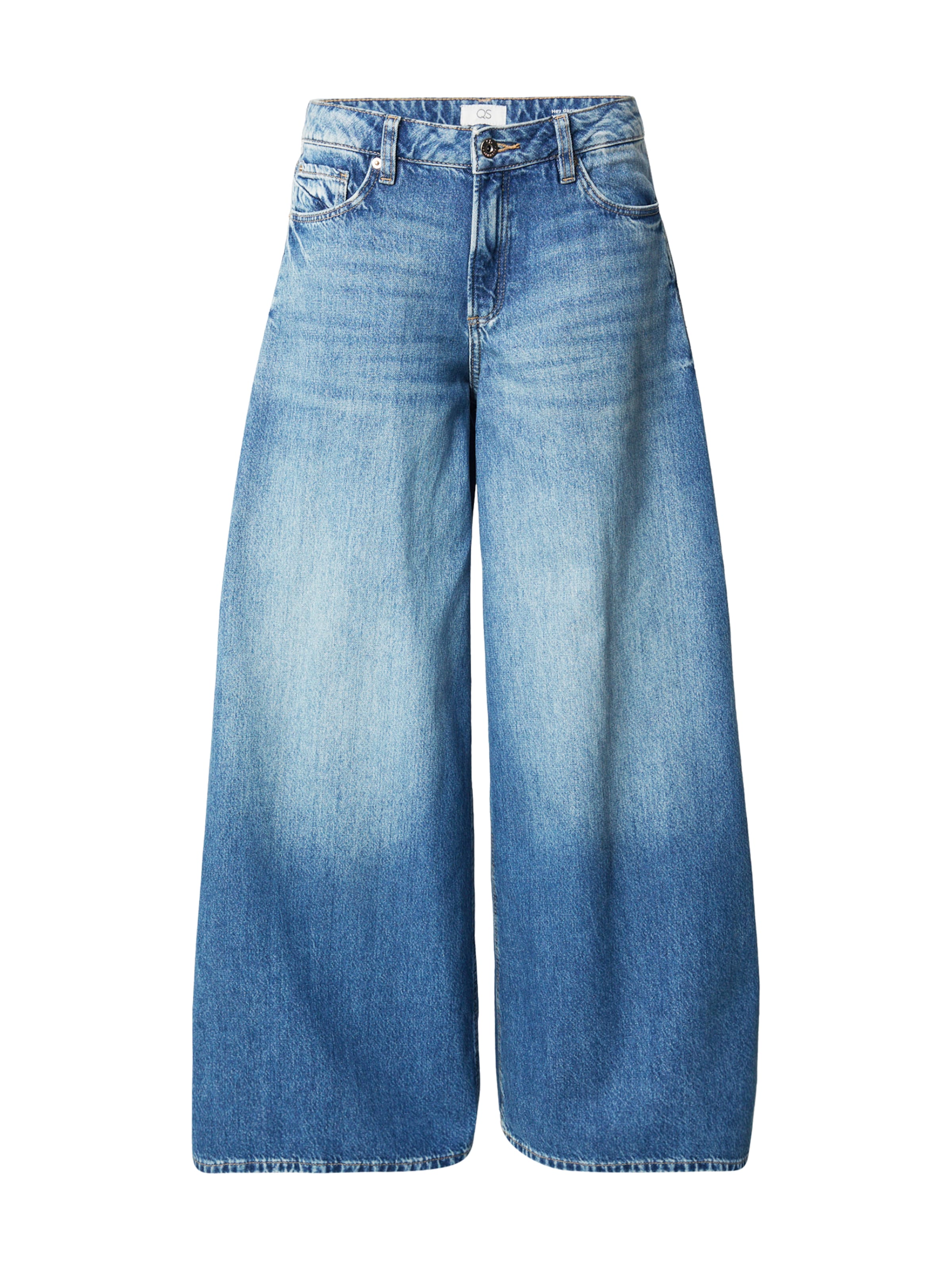 Baggy Jean 'Catie' QS en bleu : devant