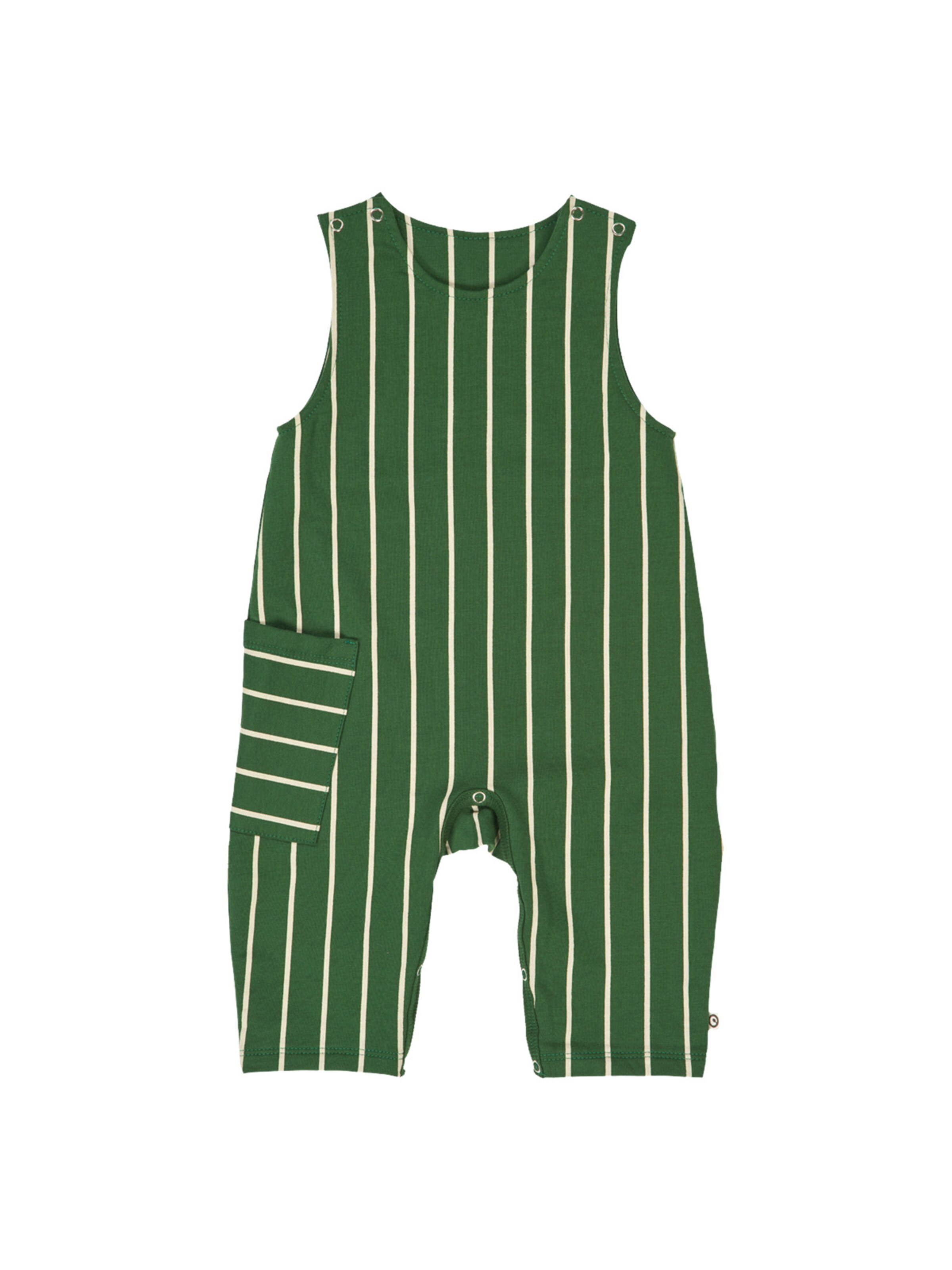 regular Pantaloni con pettorina '1584067700' di Müsli by GREEN COTTON in verde: frontale