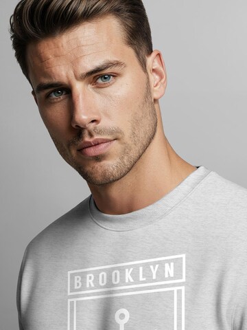 Neverless Sweatshirt 'Brooklyn Anker' in Grey