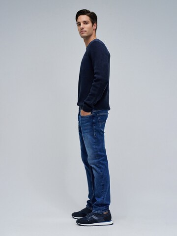 Coupe slim Jean Salsa Jeans en bleu