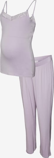 MAMALICIOUS Pyjama 'MAISY' en violet pastel, Vue avec produit