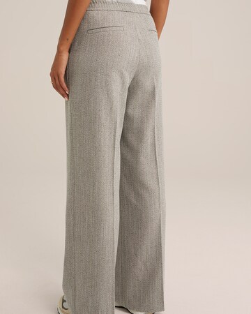 regular Pantaloni con piega frontale di WE Fashion in grigio