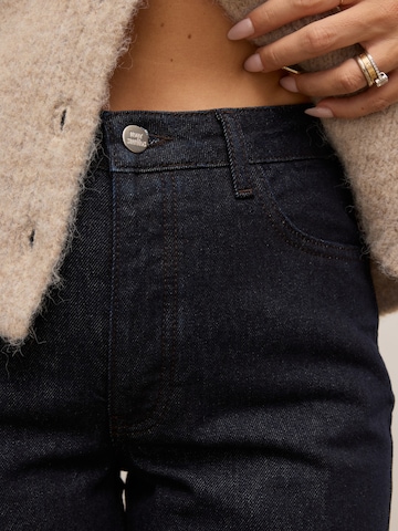 noar studios Boot cut Jeans 'CROPPED DENIM' in Blue