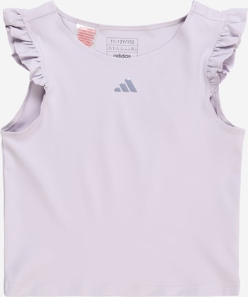 ADIDAS SPORTSWEAR Sports Top 'Aeroready' in Purple: front