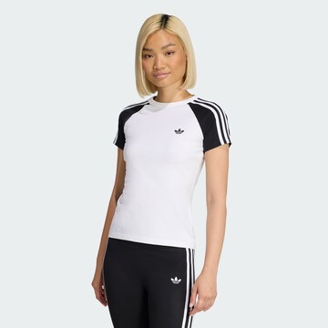 T-shirt ADIDAS ORIGINALS en blanc : devant