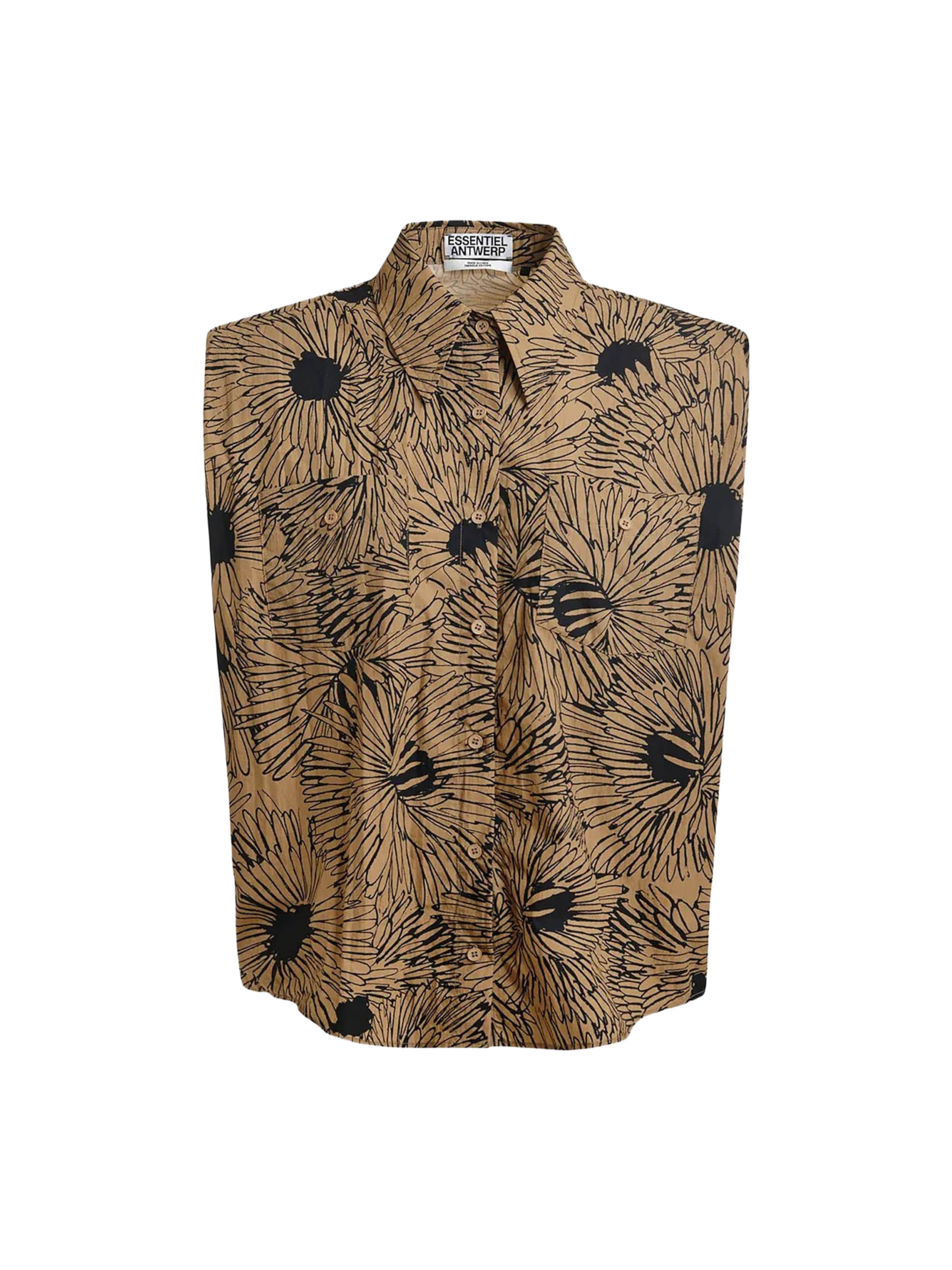 Essentiel Antwerp Hemden in Beige: Vorderseite