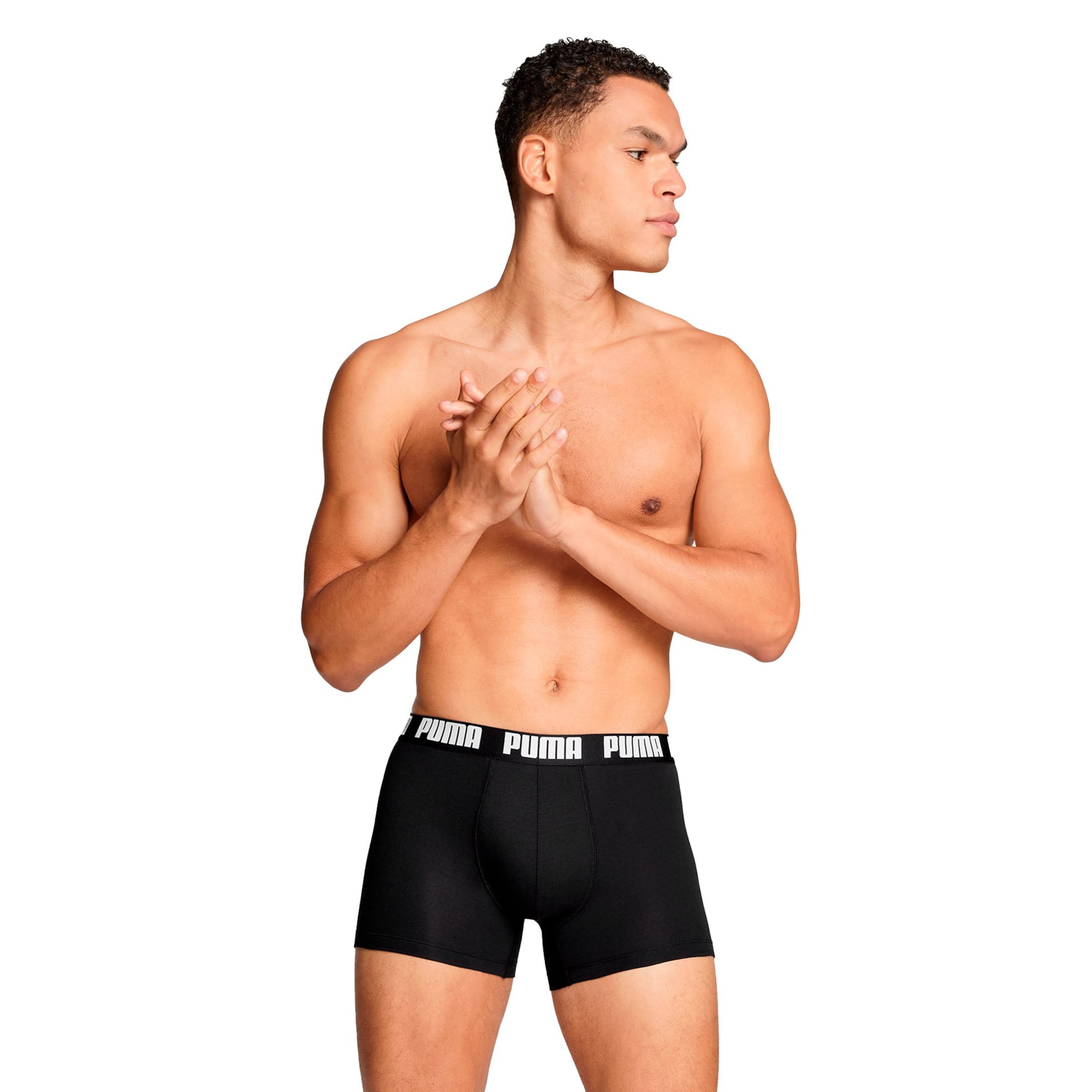 PUMA Boxer shorts in Black: front