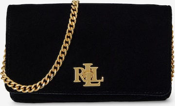 Lauren Ralph Lauren - Mala de ombro em preto: frente