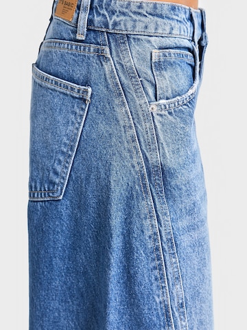 IT'S BASIC Regular Jeans 'Straight Mid Rise Jeans' in Blue