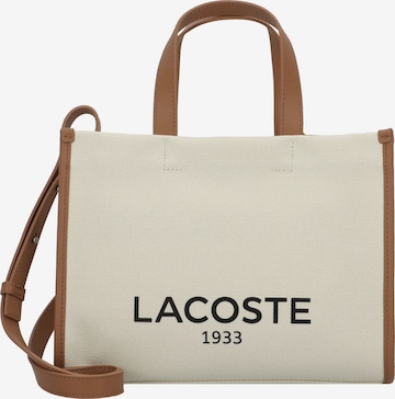 LACOSTE Handbag 'Heritage' in Beige: front