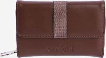 Amichi - Cartera en marrón: frente