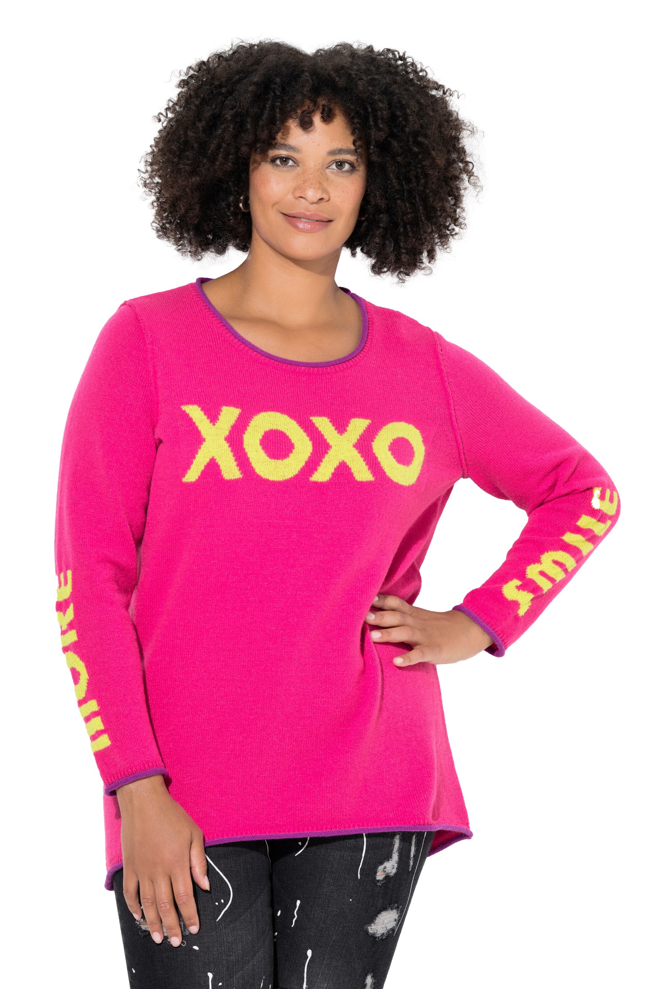 Angel of Style Sweater in Pink: front