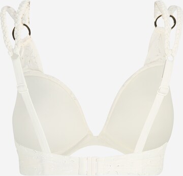 T-shirt Top per bikini di Hunkemöller in bianco