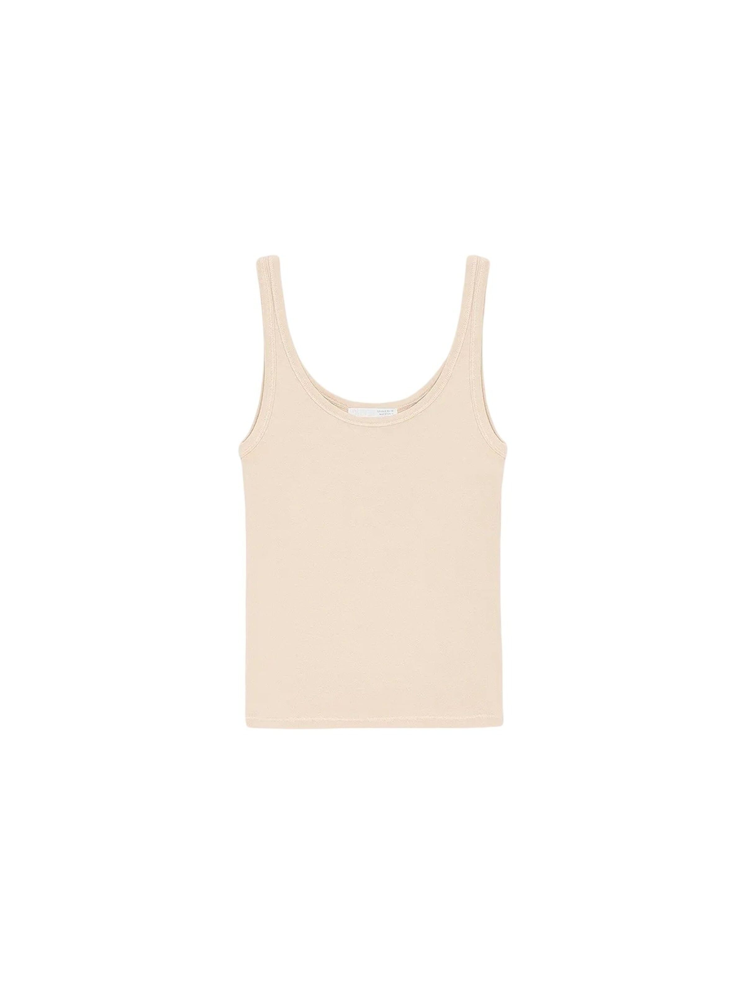 Haut Dilvin en beige : devant