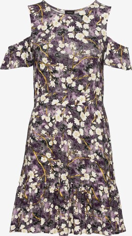 MELROSE Dress in Purple: front