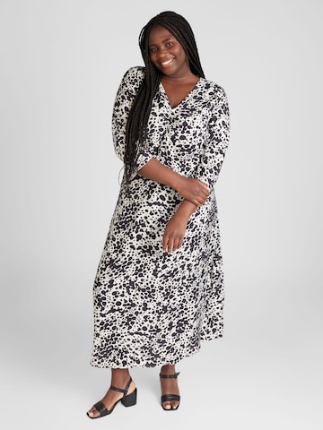 Vero Moda Curve - Vestido 'JOSIEDORA' em cinzento: frente