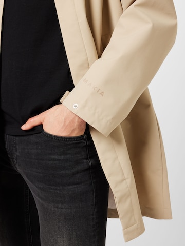 Manteau mi-saison 'Contour' MAKIA en beige