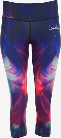 Skinny Pantalon de sport 'AEL202' Winshape en bleu : devant