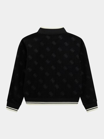 GUESS Zip-Up Hoodie in Black