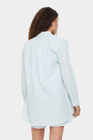 SAINT TROPEZ Bluse in Blau