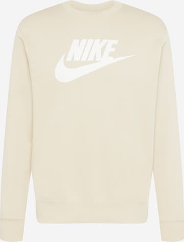 Nike Sportswear Urheilullinen collegepaita värissä beige: edessä