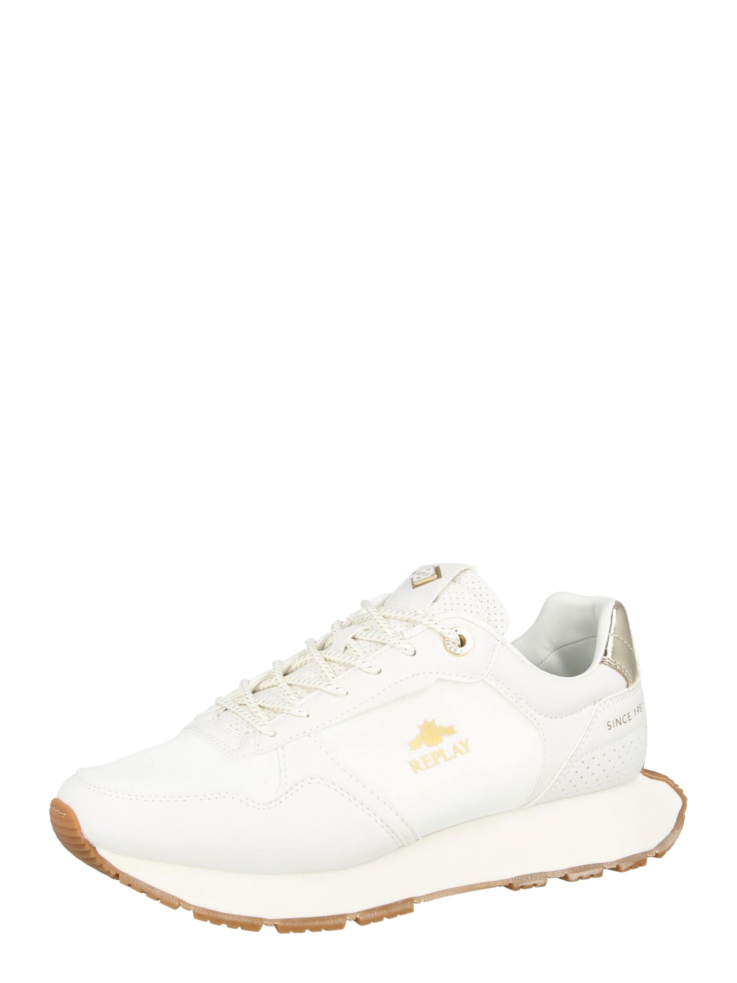 Baskets basses 'AVALAN SUN' REPLAY en blanc : devant