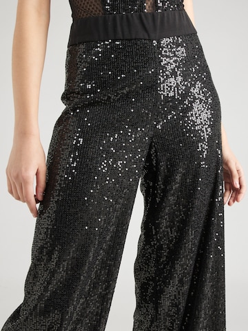 MAC Wide leg Broek 'FAYE' in Zwart