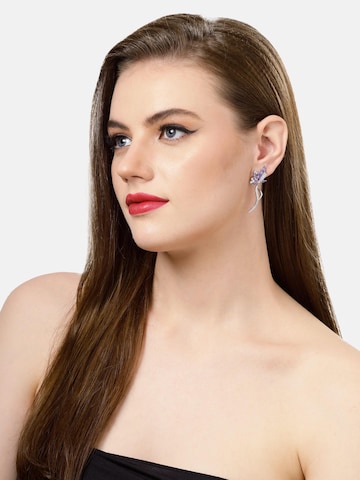 Boucles d'oreilles 'Bettinala' AVANT-GARDE PARIS en violet