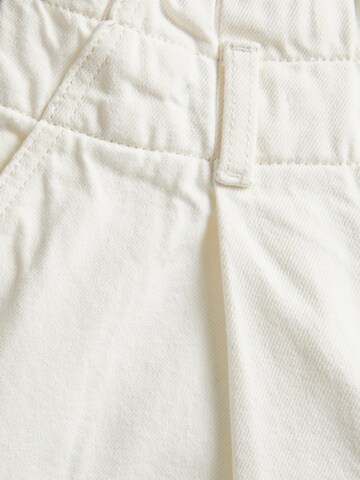 JJXX - Loosefit Pantalón vaquero plisado 'Eve' en blanco