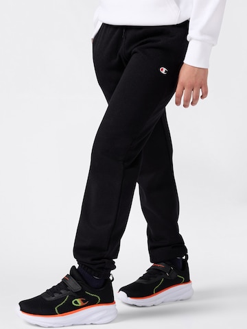 Tapered Pantaloni di Champion Authentic Athletic Apparel in nero: frontale
