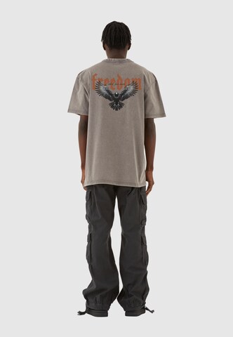 MJ Gonzales Shirt 'BRAVE SOAR' in Grey