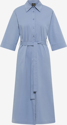Rochie de la DreiMaster Klassik pe albastru: față