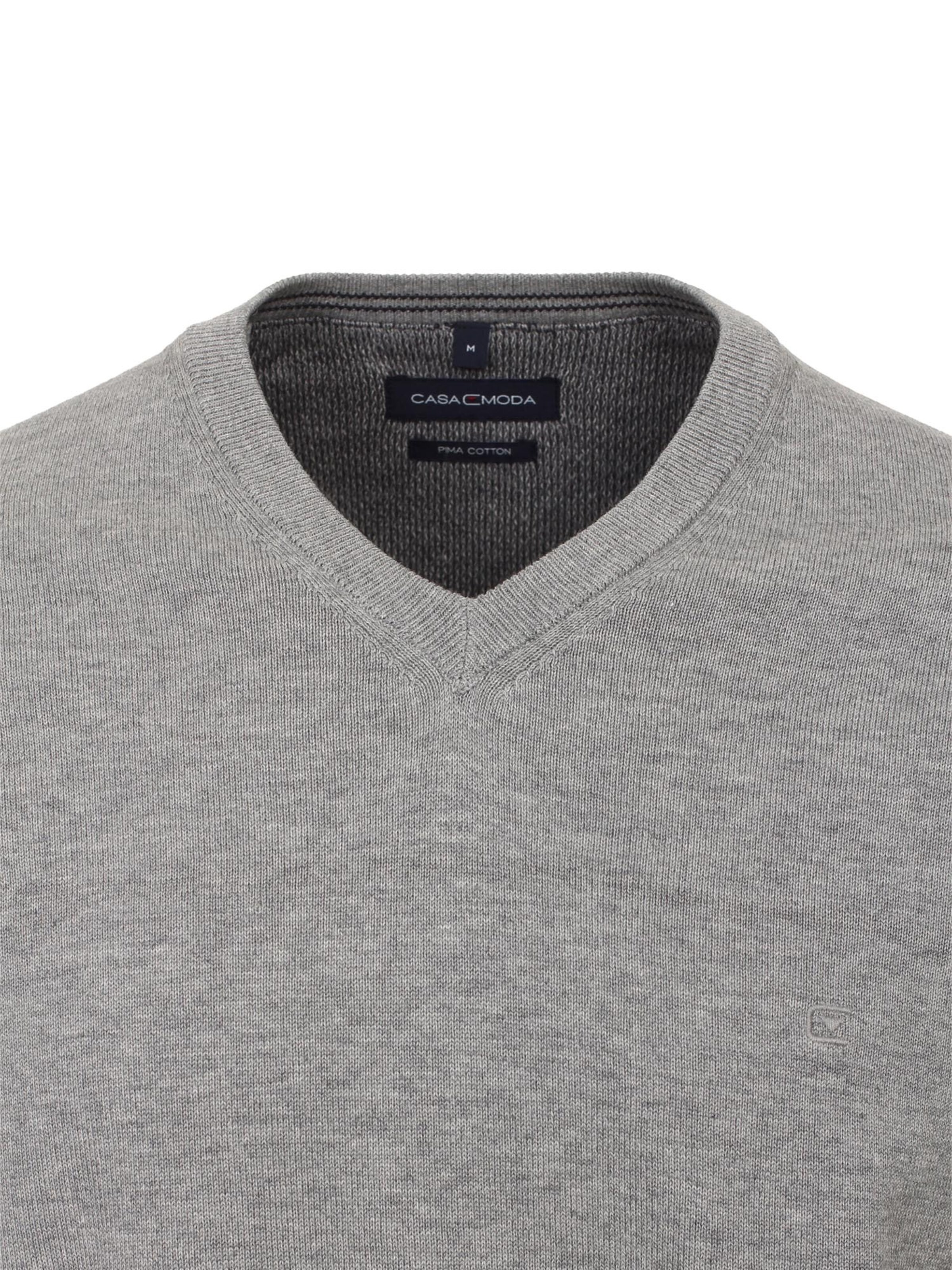 CASAMODA Sweater 'Basic' in Grey