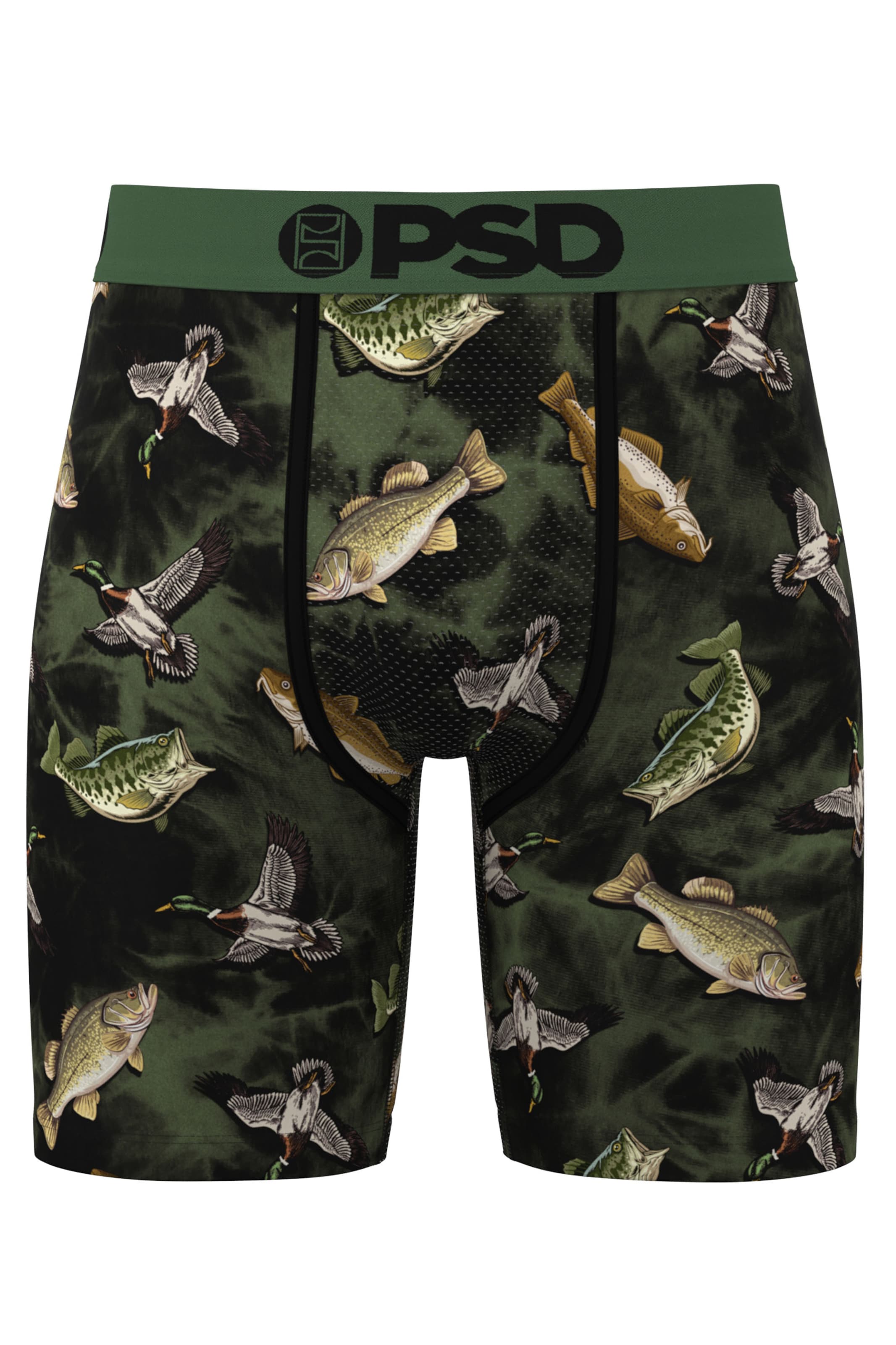 PSD Boxer shorts 'Fresh Catch ' in Green: front