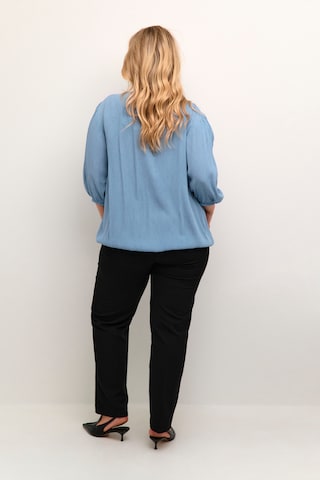 KAFFE CURVE Blouse 'Wilina' in Blue