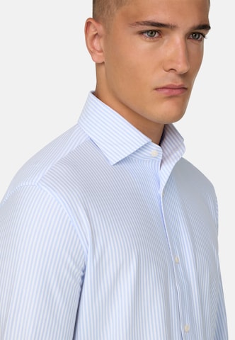 Coupe regular Chemise Boggi Milano en bleu