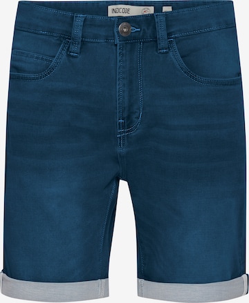 INDICODE JEANS Jeansshorts in Blau: predná strana