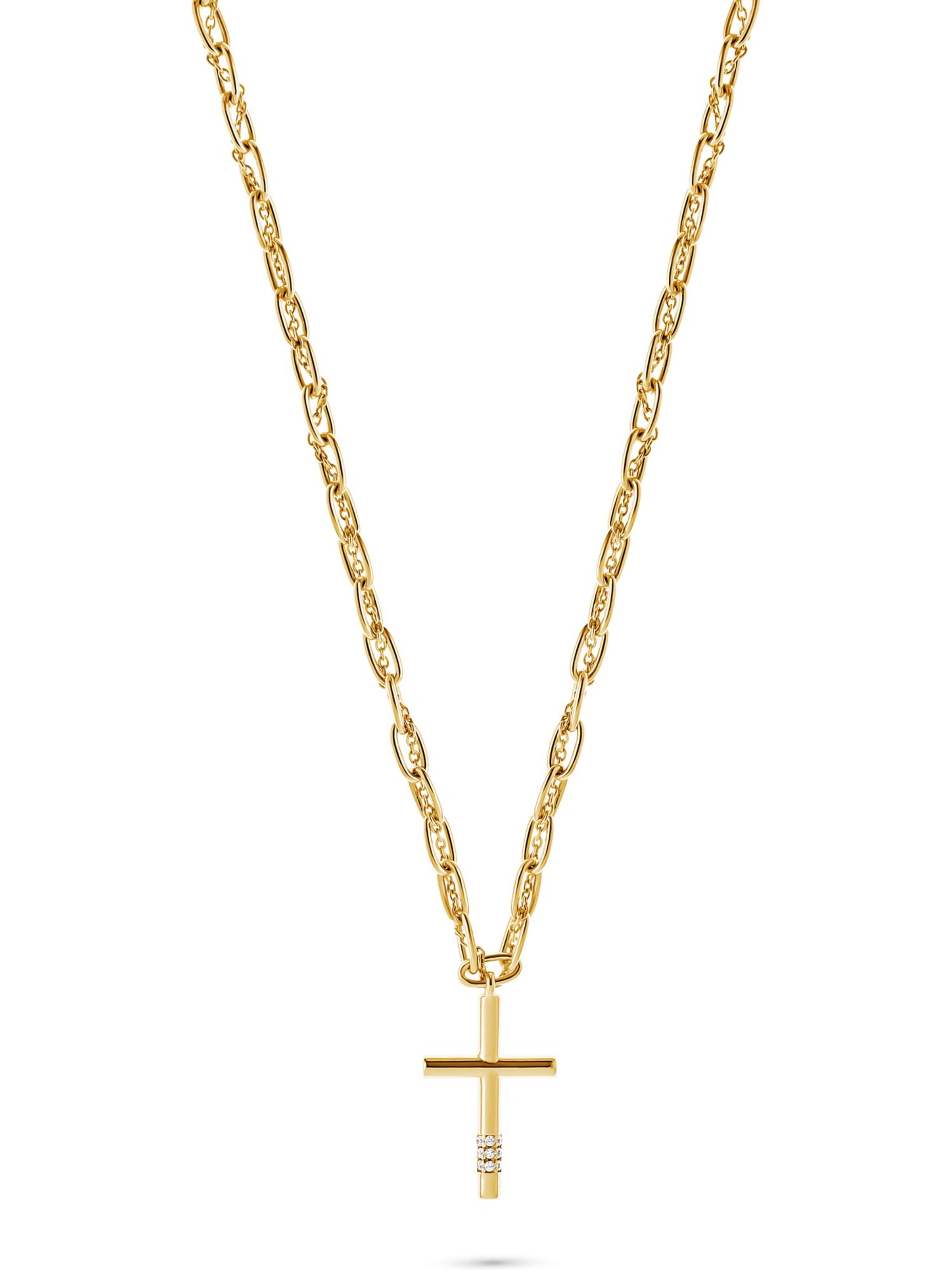 CHRIST Necklace in Gold: front