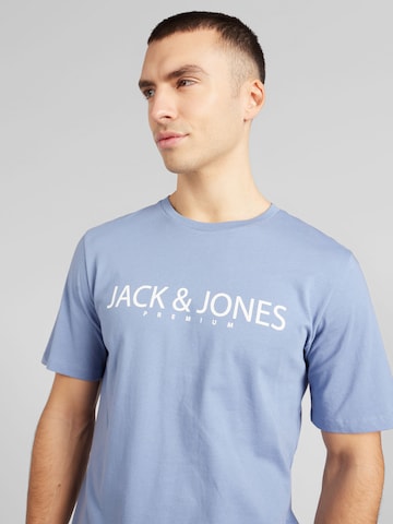 JACK & JONES Tričko 'Bla Jack' – modrá