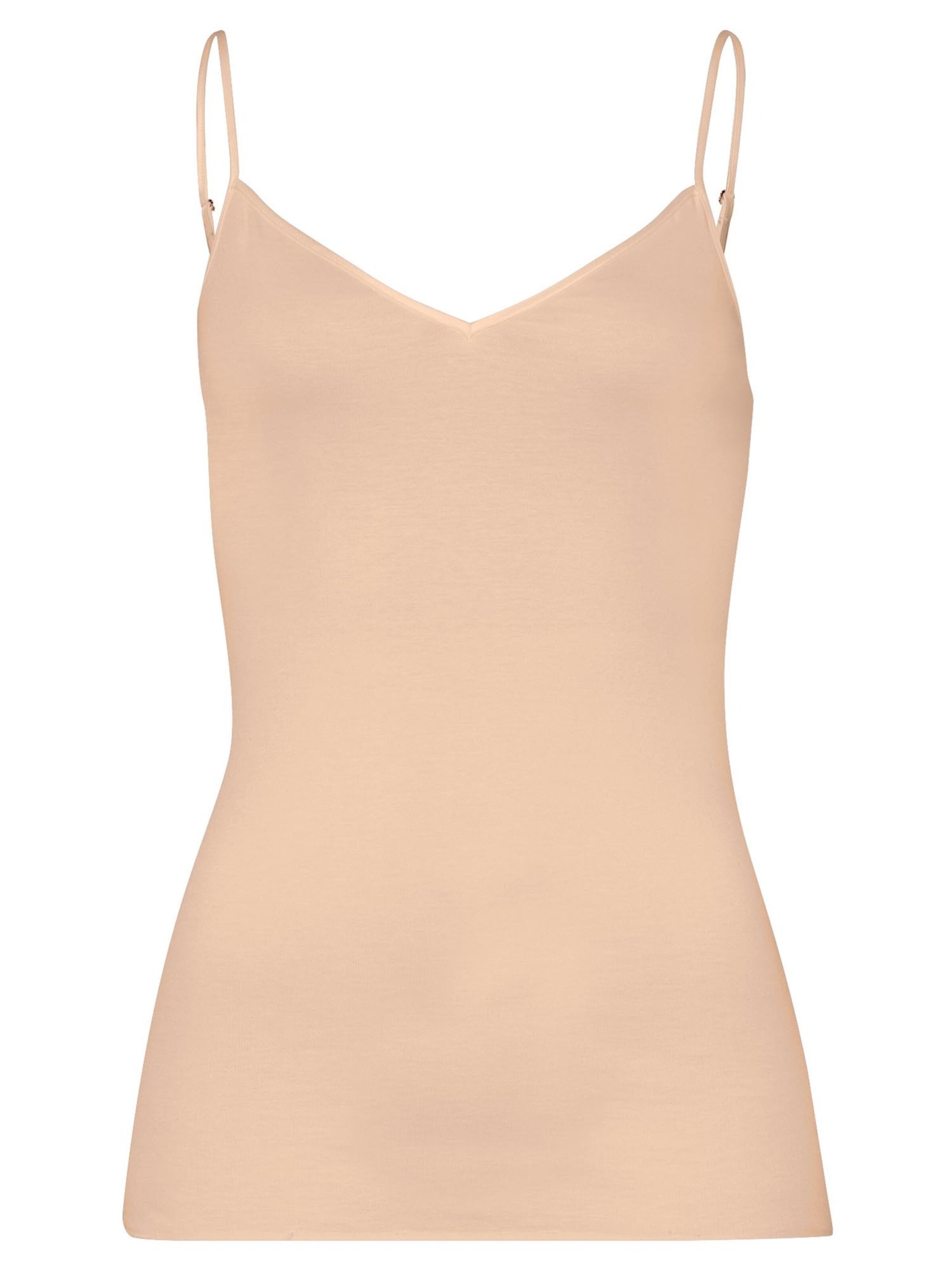 Hanro Undershirt 'Cotton Seamless' in Beige: front