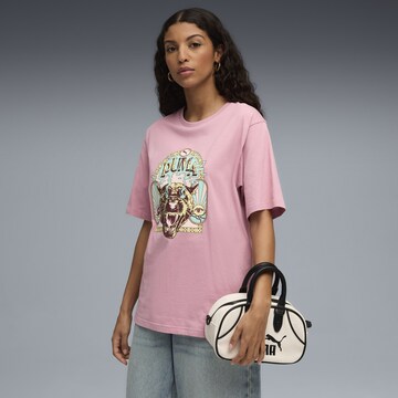 T-shirt 'Fest' PUMA en rose : devant