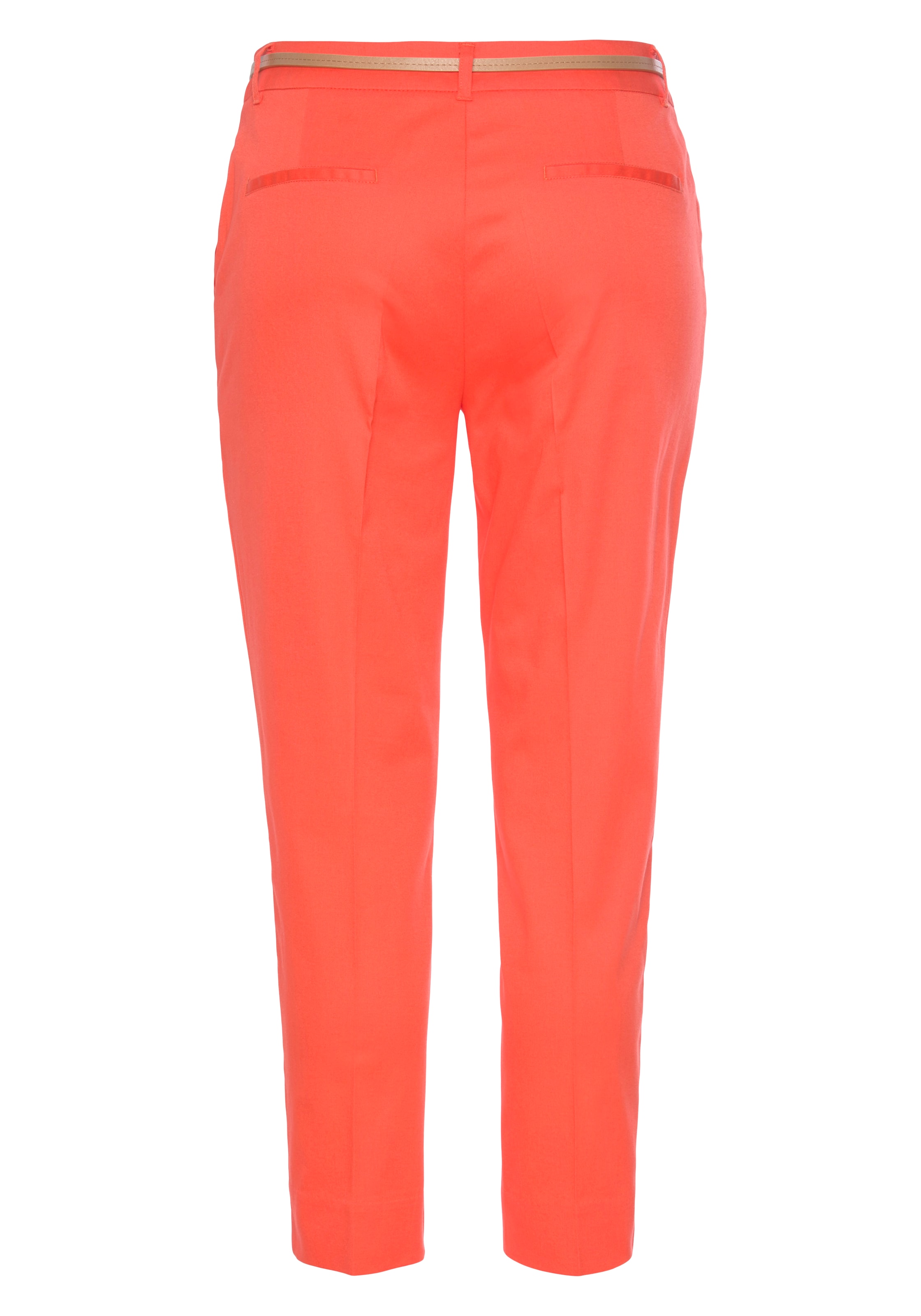 VIVANCE Slimfit Chinobyxa i orange